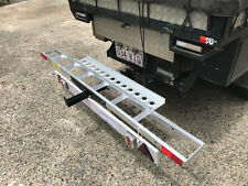 Tow Hitch Motorcycle Carrier WITH Trailer Board and Lights