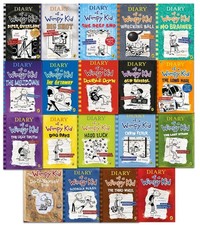 Diary of a Wimpy Kid by Jeff Kinney: 19 Books Collection Set - Ages 7-12 - PB