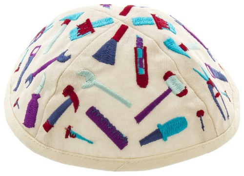 Kippah for children white - for,