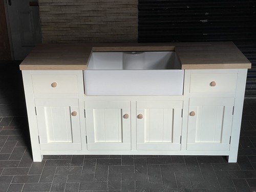 Belfast sink unit - unit, gray