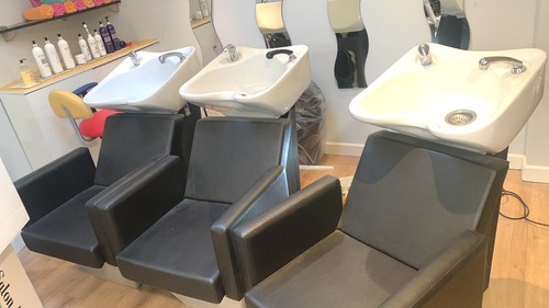 Used salon backwash unit - used,