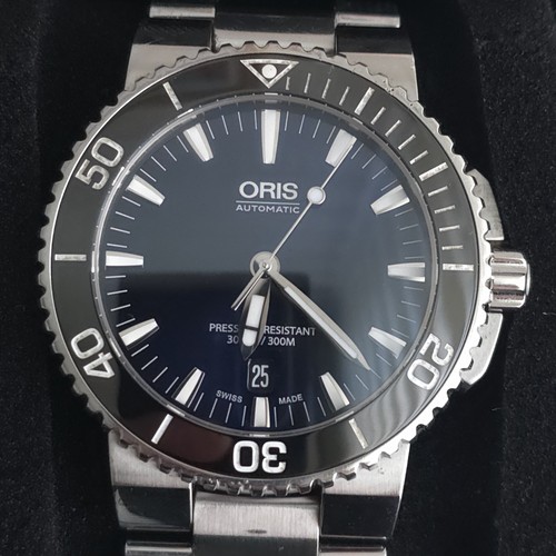 Oris aquis date - aquis, blue