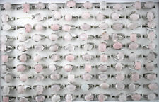 Wholesale Jewelry Mixed Lots 50pcs Pink Natural Stone Women Lady's Fashion Rings