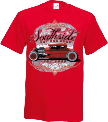 Red shirt with - with, rod,