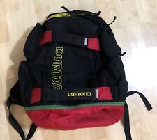 Burton Snowboard Backpack Rasta Colors Black Red Green