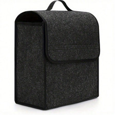 Car Boot Organiser Large Carpet Storage Bag Tools Travel Tidy Hook Loop Case