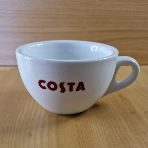 Costa coffee white branded mug - coffee,