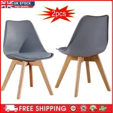 2 Tulip Dining Chairs Wooden