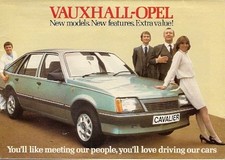 Vauxhall Opel Range 1982 UK