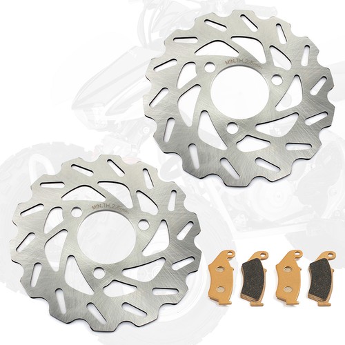 Front brake discs rotors - 2x,