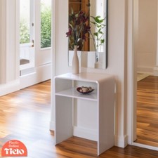 White Acrylic Plastic Console