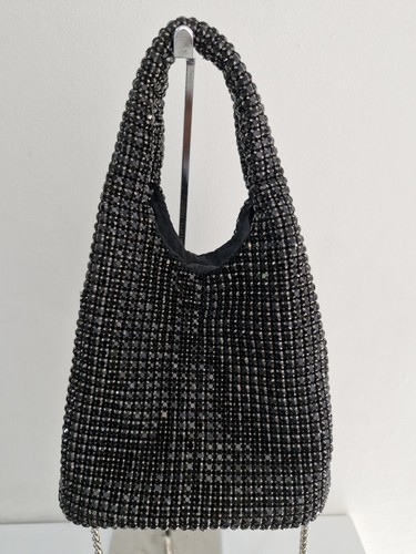 Karen millen black crystal - black,
