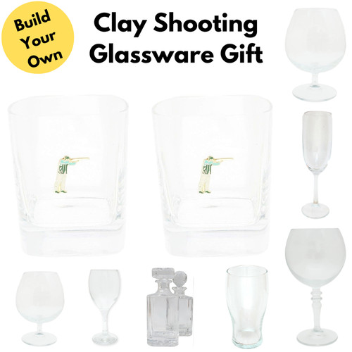 Clay shooting drinking glasses - shooting,