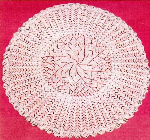 Baby circular shawl - , knitting