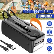 80000mAh Portable Power
