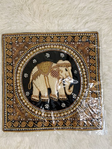 Thai elephant cushion cover - thai,