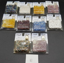 10 Packs of Mill Hill Glass