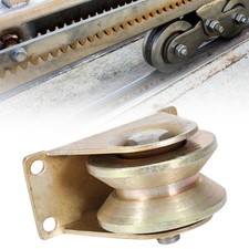 2Pcs 60mm Diameter Sliding Gate Roller Steel V Type Wheel Track For Sliding Kit