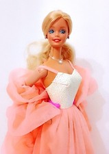 BARBIE PEACH FLOWER - PEACH n' CREAM 1984 Mattel Gorgeous Doll + Accessories