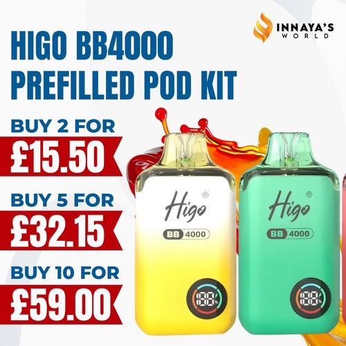 Higo bb4000 prefilled pod - bb4000,