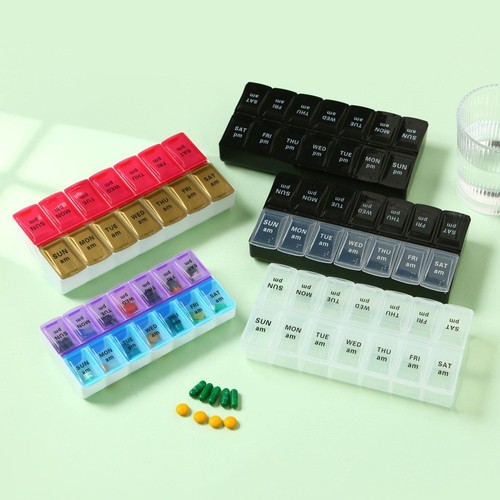 Weekly daily pill box - pill,