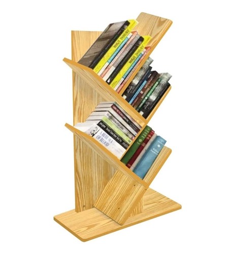 Tree shape tier wooden book - shape,