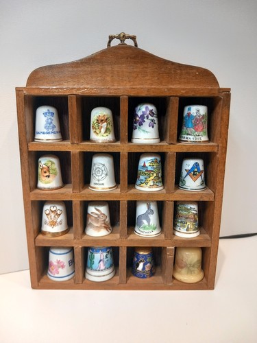 Vintage thimbles fine - thimbles, bone
