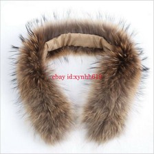 Unisex Real Fur Collar Scarf