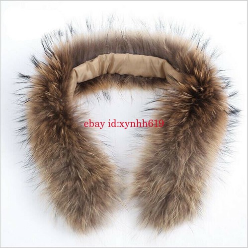 Unisex real fur collar scarf - real,