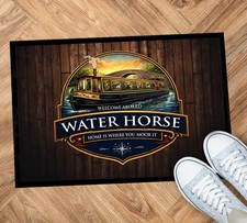 Personalised Barge Boat Mat