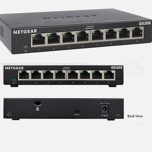 Netgear gs308e port gigabit - netgear,