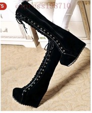 Women New Roman Platform Wedge