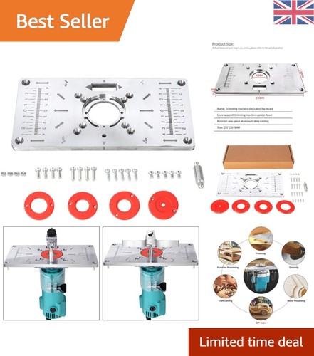 Aluminum router table insert - router,