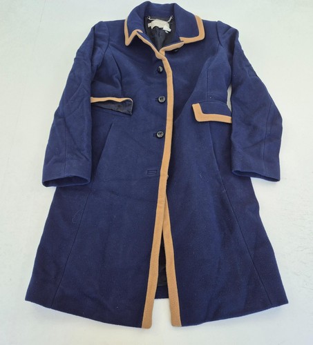 Hobbs coat blue womens wool - womens,