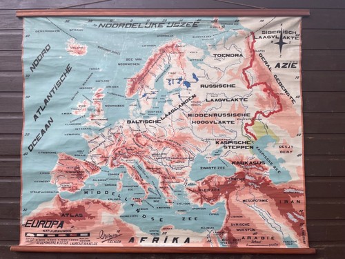 Rare vintage map europe - map,