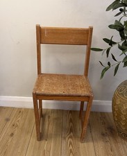 Vintage wooden childs chair - vintage,