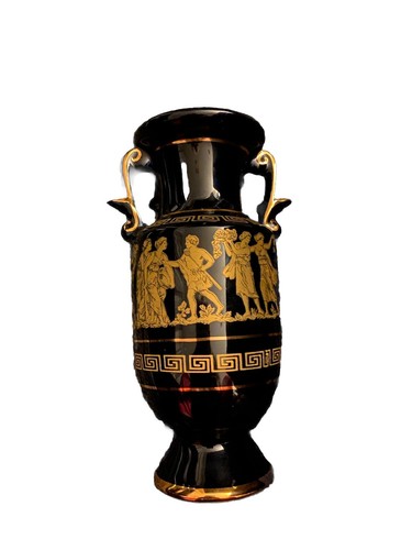 Vase urn greece 24k gold - greece,