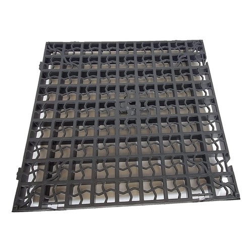 Plastic black grass grid - plastic,