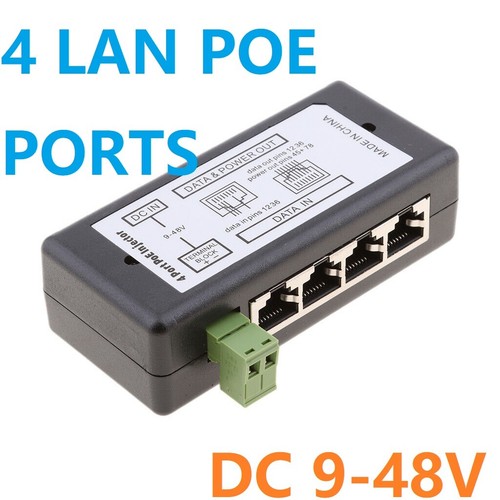 Port poe module injector - port,