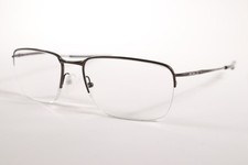 Oakley Eyeglasses WINGBLACK SO Men Pewter Semi-Rimless Titanium Glasses Frames