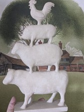 stacked farm animal decorative