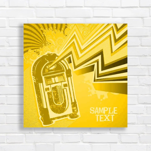 Retro jukebox music box - retro,