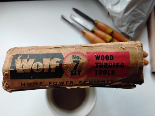 Wolf no7 set 3 woodturning - no7,