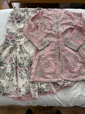 Ethnic Sapphire Maria B Khaadi 12-13 years Girls 2 Pc Set 