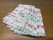 Bunting Pink Design Camper Van