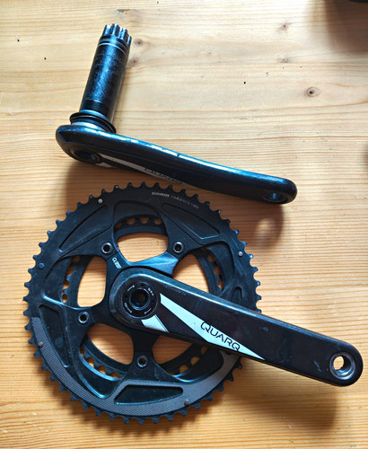 Quarq carbon road crankset - road,