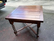 Solid Oak English 1930s Barley