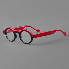 Classic Fashion Round Acetate Eyeglasses For Men Women Clear Lens Glasses Frames