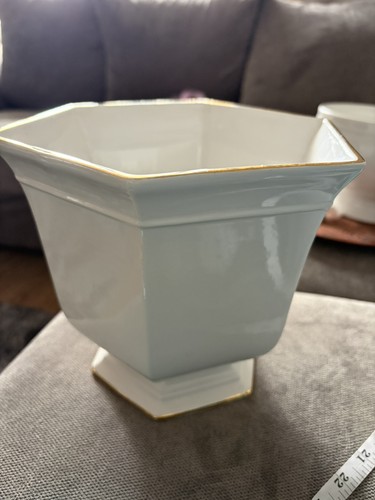 Large white hexagon vintage - hexagon,