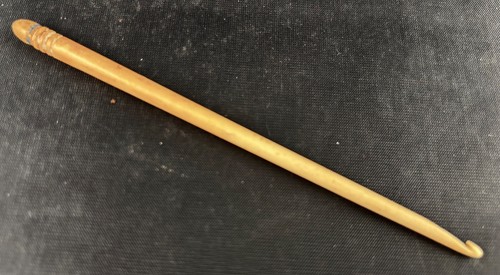 Vintage bone crochet hook - vintage,